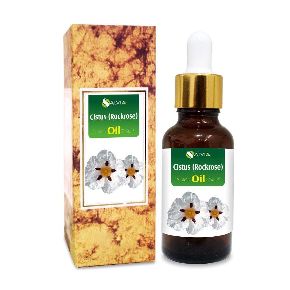 Salvia Natural Essential Oils Cistus (Rockrose) Oil (Cistus-Ladaniferus) 100% Natural Pure Essential Oil
